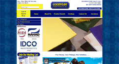 Desktop Screenshot of goodyearrubberproducts.com